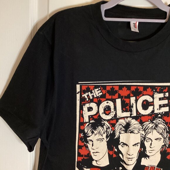 The Police Band T-Shirt Size L Unisex Vancouver Canada May 28 2007 Tour Concert - Picture 3 of 8